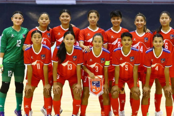 साफ फुटसल च्याम्पियनसिपः महिलातर्फ नेपालको पहिलो जित